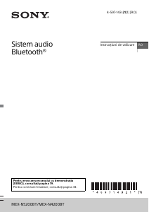 Manual Sony MEX-N4200BT Player auto