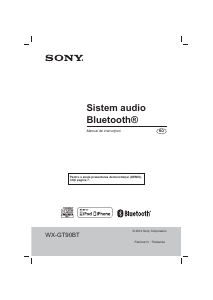 Manual Sony WX-GT90BT Player auto
