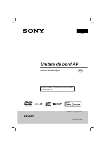Manual Sony XAV-65 Player auto
