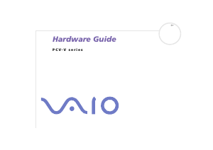 Handleiding Sony PCV-V1 Vaio Desktop