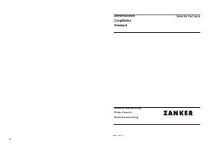 Mode d’emploi Zanker ZKG8428 Congélateur