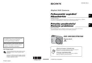 Návod Sony Cyber-shot DSC-S60 Digitálna kamera