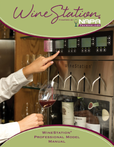 Bruksanvisning WineStation Professional Tappsystem