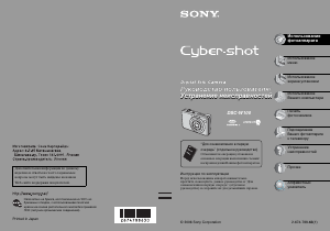 Руководство Sony Cyber-shot DSC-W100 Цифровая камера