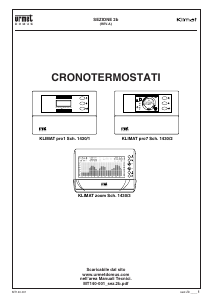 Manuale Urmet KLIMAT pro7 Sch. 1430/2 Termostato