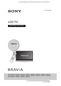 Manual Sony Bravia KDL-32HX750 LCD Television