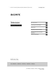 Manual Sony Bravia KDL-32WD603 LCD Television