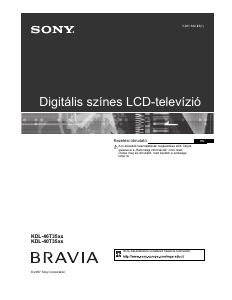 Használati útmutató Sony Bravia KDL-40T3500 LCD-televízió