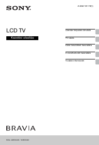 Használati útmutató Sony Bravia KDL-42EX440 LCD-televízió
