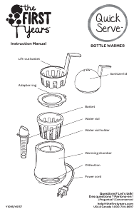 Manual The First Years Quick Serve Bottle Warmer