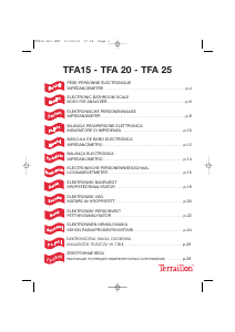 Manual de uso Terraillon TFA 15 Báscula