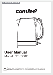 Handleiding Comfee CEKS002 Waterkoker