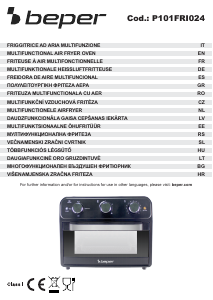 Manual Beper P101FRI024 Cuptor