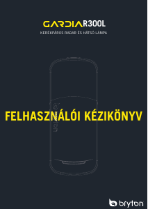 Használati útmutató Bryton Gardia R300L Kerékpáros számítógép