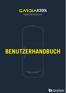 Bedienungsanleitung Bryton Gardia R300L Fahrradcomputer