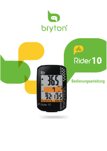Bedienungsanleitung Bryton Rider 100 Fahrradcomputer