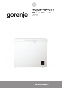 Manuál Gorenje FHC22A6W5 Mraznička