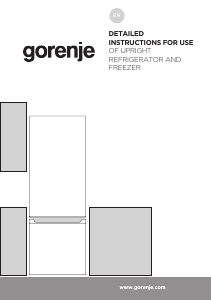 Manual Gorenje RK4151ANX Fridge-Freezer