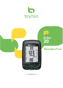 Manuale Bryton Rider 20 Ciclocomputer