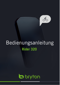 Bedienungsanleitung Bryton Rider 320 Fahrradcomputer
