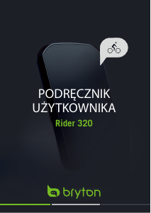 Instrukcja Bryton Rider 320 Licznik rowerowy