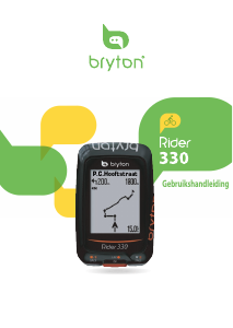 Handleiding Bryton Rider 330 Fietscomputer
