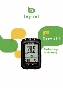 Bedienungsanleitung Bryton Rider 410 Fahrradcomputer