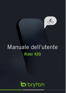 Manuale Bryton Rider 420 Ciclocomputer
