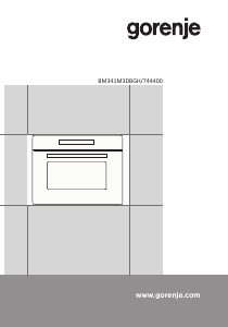 Manuál Gorenje BM341M3DBGH Mikrovlnná trouba