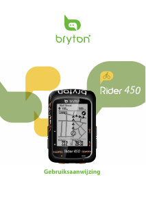 Handleiding Bryton Rider 450 Fietscomputer