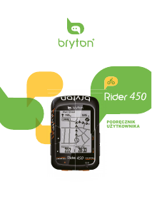 Instrukcja Bryton Rider 450 Licznik rowerowy