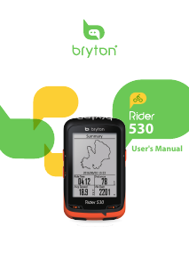 Handleiding Bryton Rider 530 Fietscomputer