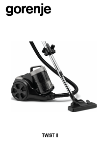 Manual Gorenje VC2001TABKG Twist II Vacuum Cleaner