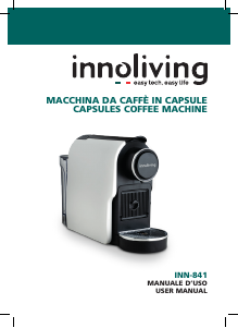 Manuale Innoliving INN-841 Macchina da caffè