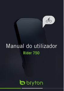 Manual Bryton Rider 750 Ciclo-computador