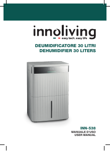 Manuale Innoliving INN-538 Deumidificatore