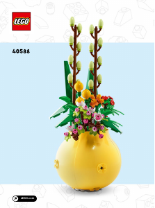 Bedienungsanleitung Lego set 40588 Botanical Collection Blumentopf