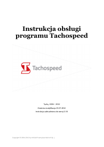 Instrukcja Tachospeed v2.55