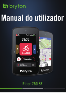 Manual Bryton Rider 750SE Ciclo-computador