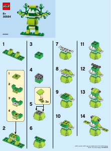 Bedienungsanleitung Lego set 30564 Classic Baue dein eigenes Monster