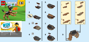 Manual Lego set 30578 Creator German shepherd