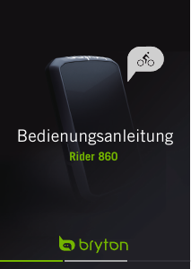 Bedienungsanleitung Bryton Rider 860 Fahrradcomputer