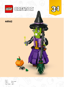 Käyttöohje Lego set 40562 Creator Salaperäinen noita