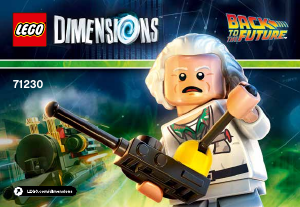 Manual Lego set 71230 Dimensions Doc Brown fun pack