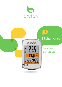 Manuale Bryton Rider One Ciclocomputer