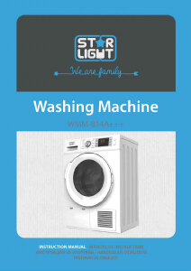 Manual Star-Light WMM-814A+++ Mașină de spălat