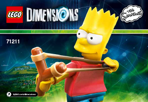 Manual Lego set 71211 Dimensions Bart fun pack