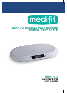 Manuale Medifit INMD-039 Bilancia