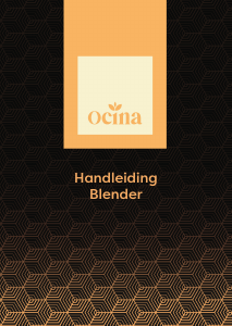 Handleiding Ocina BL-358C Blender