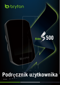 Instrukcja Bryton Rider S500 Licznik rowerowy